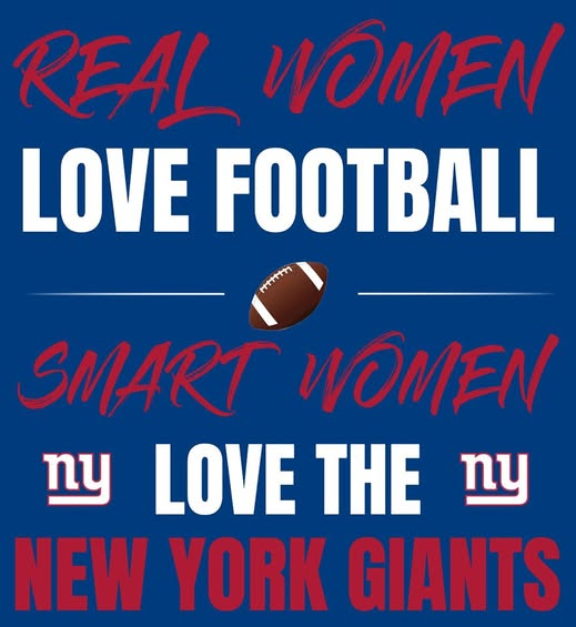 New York Giants football fan graphic